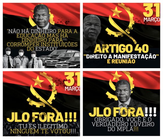 O apelo dos ativistas para os angolanos ficarem em casa