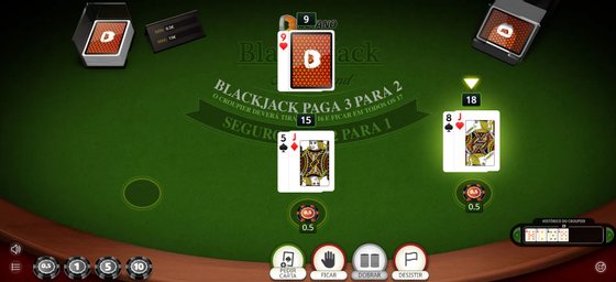 Blackjack Multi Hand Betano