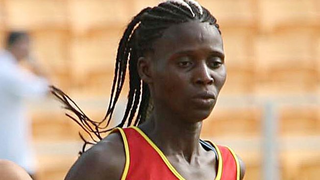 A atleta da Guine-Bissau, Domingas Togna, nos Jogos da Lusofonia em Macau, 12 de Outubro de 2006. CARMO CORREIA / LUSA