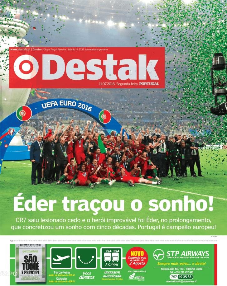 Euro'2016: Quando a Europa se rendeu a Portugal - Europeu - Jornal Record