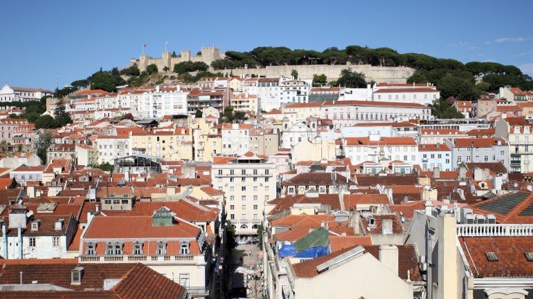 A colina do Castelo é uma das mais íngremes de Lisboa