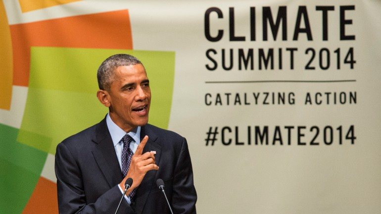 Obama assumiu responsabilidades e pediu à China para fazer o mesmo, rumo a um acordo global de combate às alterações climáticas