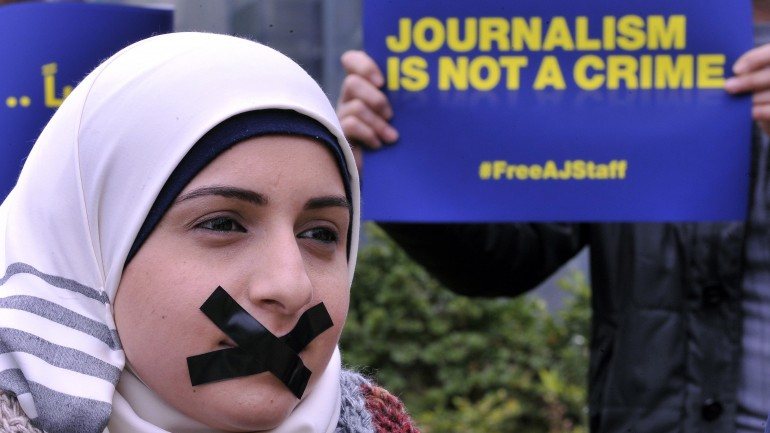 Em 2014, foram assassinados 66 jornalistas, contra 71 no ano passado, mas o número de sequestrados aumentou de 87 para 119 casos