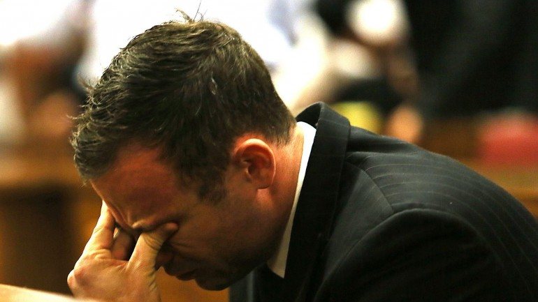 Oscar Pistorius foi condenado, em outubro, a cinco anos de prisão por homicídio involuntário.