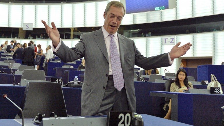 Farage venceu as europeias no Reino Unido com um discurso eurocético e anti-imigração