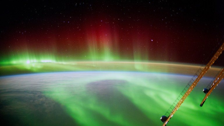 Uma das imagens recolhidas por Alexander Gerst a bordo da ISS