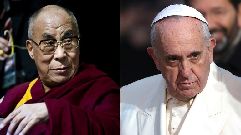 O último encontro do Dalai Lama com o líder da Igreja Católica aconteceu em 2006, com Bento XVI