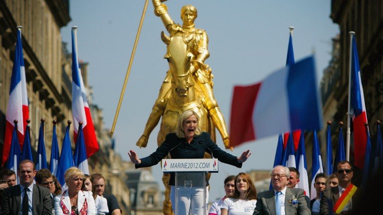 Marine Le Pen é a líder da Frente Nacional