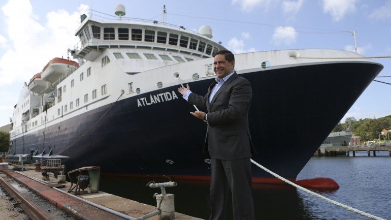 O ferryboat Atlântida tinha sido encomendado pelo Governo dos Açores aos Estaleiros Navais de Viana do Castelo