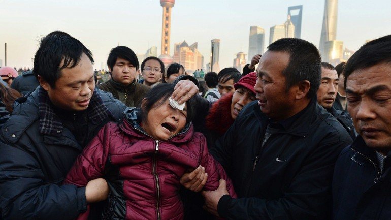Morreram 36 pessoas em Xangai