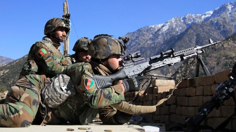 Tropas do exército afegão conseguiram recuperar várias áreas montanhosas de Dangam