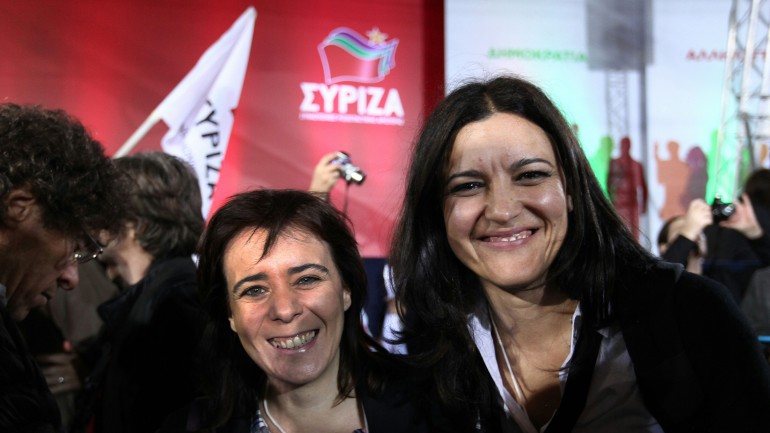Catarina Martins e Marisa Matias do Bloco de Esquerda