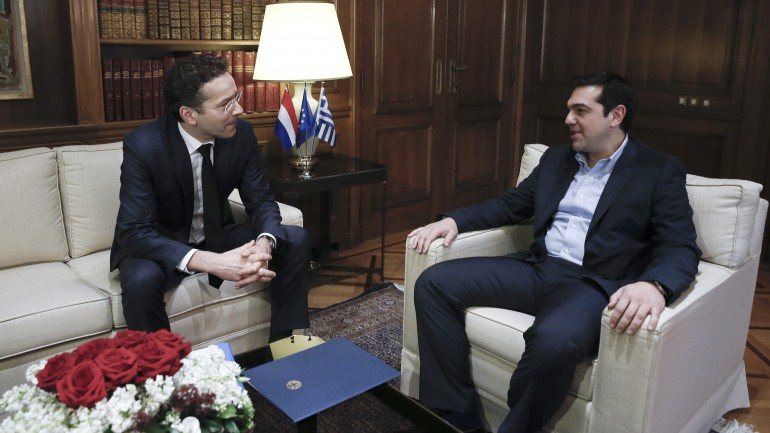 Tsipras esteve reunido na sexta-feira com o presidente do Eurogrupo