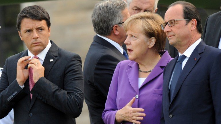Angela Merkel será um dos líderes europeus que estarão em Paris no domingo