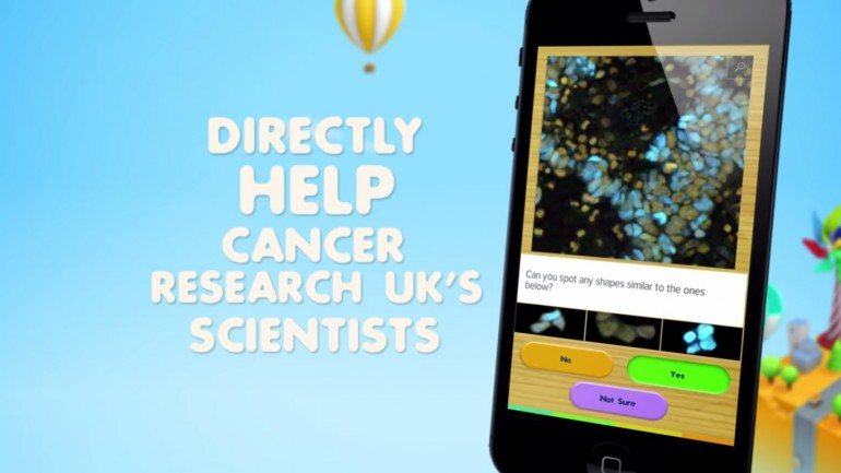 Com uma aplicação de telemóvel é possível ajudar a investigação sobre cancro