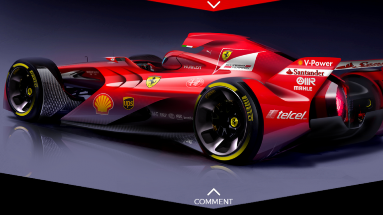 Imagem retirada do site oficial da Ferrari