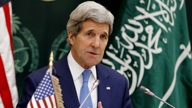 O chefe da diplomacia norte-americana, John Kerry