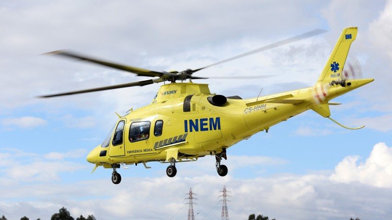 O helicóptero do INEM é o meio de transporte mais avançado do instituto
