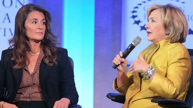 Melinda Gates e Hillary Clinton já tinham estado juntas em anteriores eventos