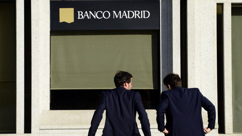 A instituição financeira espanhola está num processo de insolvência.