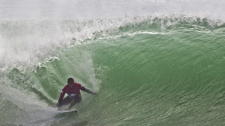 O surfista português 'Saca' disse sentir-se &quot;dececionado&quot;