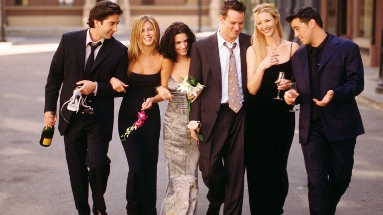 Na série Friends cada personagem tinha cinco amigos.
