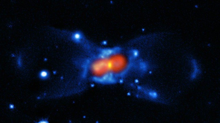 Imagem capturada pela NASA do CK Vulpeculae
