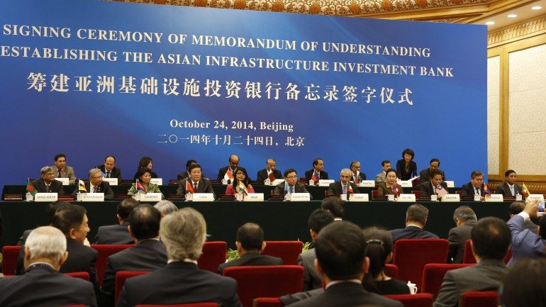 O AIIB será formalmente estabelecido ainda este ano com um capital de 50.000 milhões de dólares e sede em Pequim