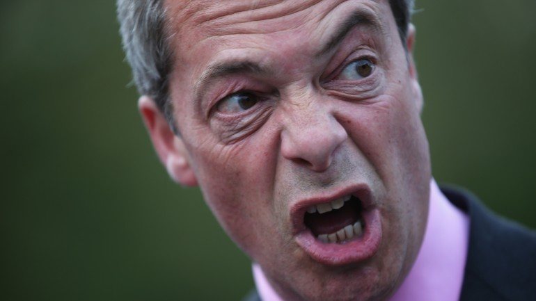 Nigel Farage, líder do UKIP