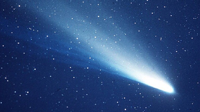 O cometa Halley quando passou pela Terra em 1986