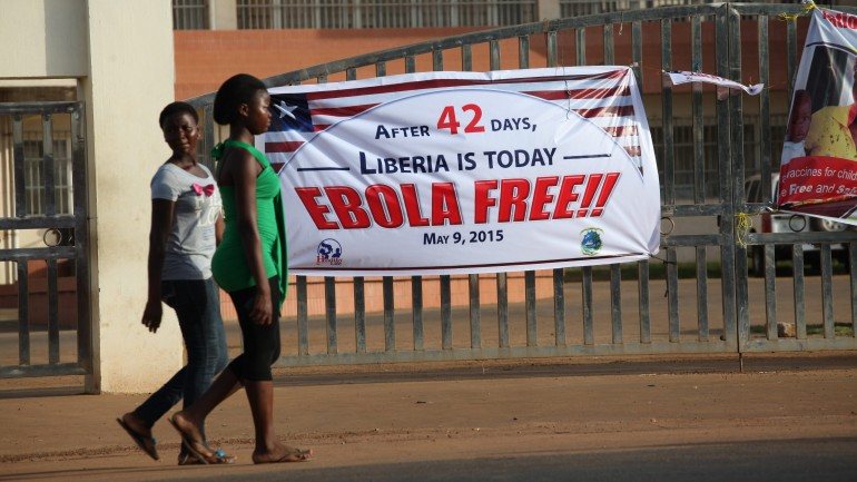 A 9 de maio, a Libéria declarou-se livre de ébola depois de 42 dias sem novos casos