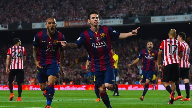 Magia de Messi pôs o Barça no caminho da 27ª Taça do Rei