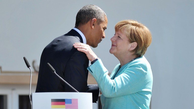 Barack Obama e Angela Merkel