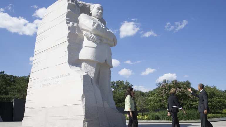 Obama já tinha levado o primeiro-ministro indiano ao monumento de King