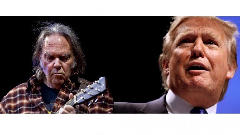Para além de apoiar o candidato democrata Bernie Sanders, Neil Young acusa Trump de não ter pedido autorização para usar a sua canção