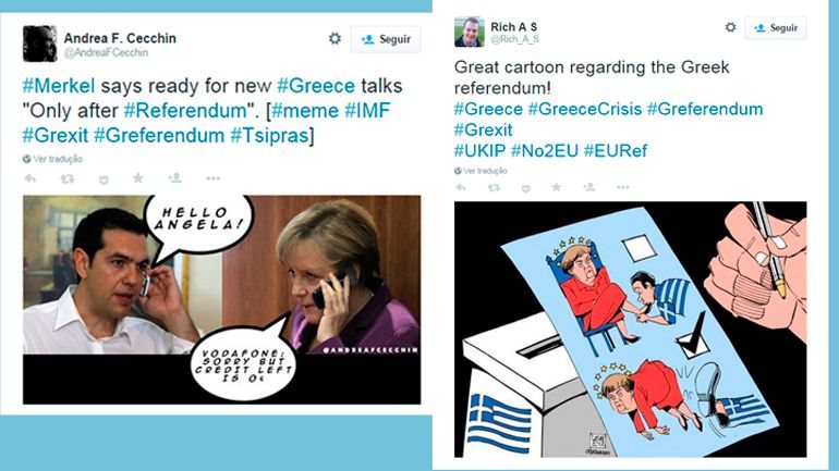 Circulam na Internet diversos memes sobre o futuro da Grécia
