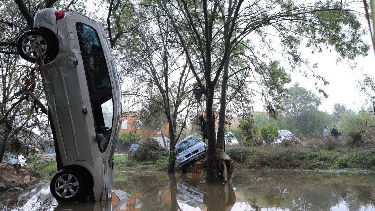 Sul de França afetado por chuvas, inundações e deslizamentos de terra