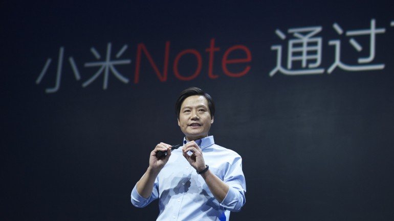Lei Jun, fundador e diretor executivo da Xiaomi, na apresentação do novo MI Note