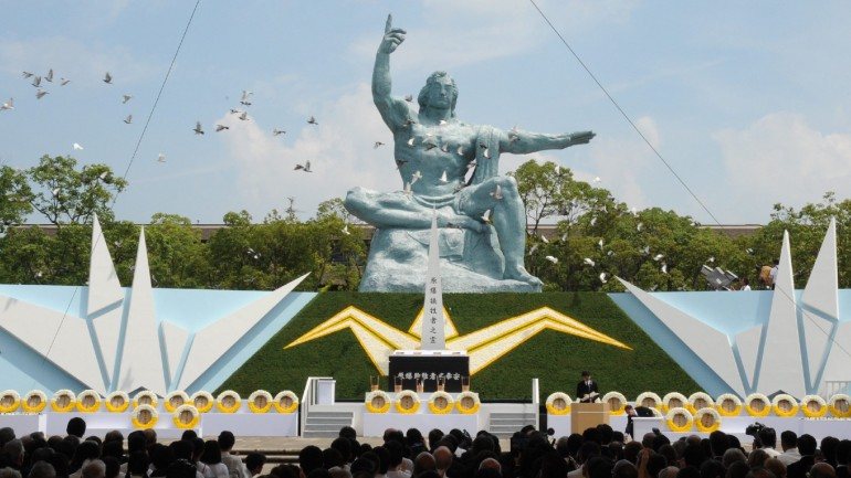 O presidente da Câmara de Nagasaki, Tomihisa Taue, apelou ao Governo para que defenda o fim da proliferação nuclear no mundo