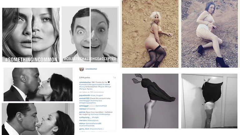 A conta de Instagram de Celeste está repleta de imagens hilariantes.