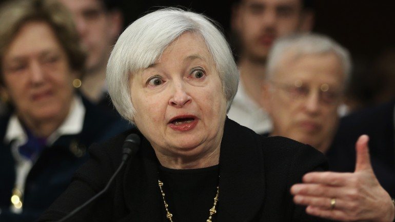 Janet Yellen, presidente da Reserva Federal dos EUA, o banco central norte-americano