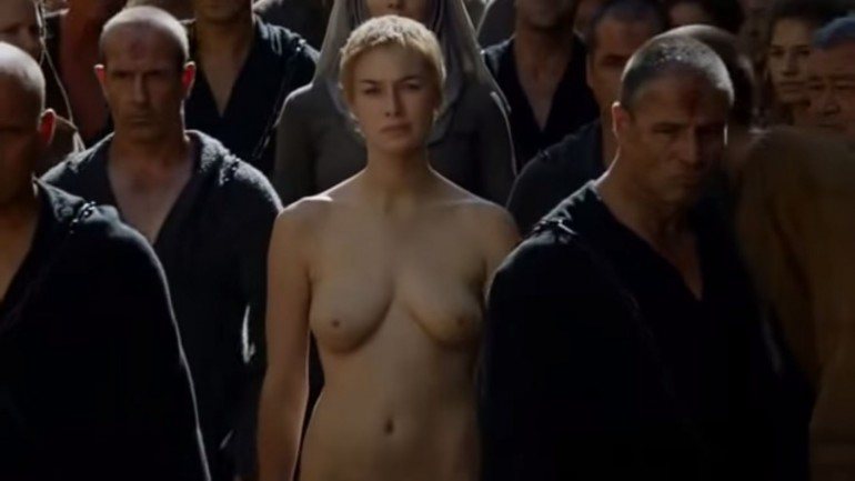 Não, a atriz Lena Headey não se despiu mesmo para a rodagem da cena &quot;walk of shame&quot; na série Game of Thrones
