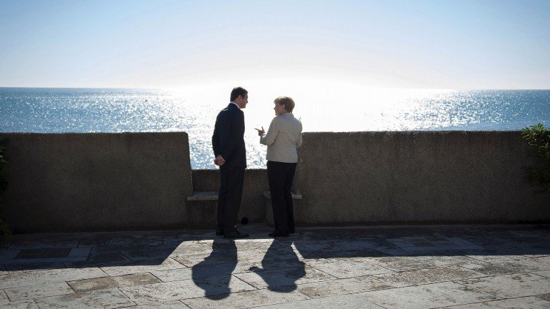 Angela Merkel, quando veio a Lisboa: a chanceler alemã dá cartas na negociação de coligações estáveis