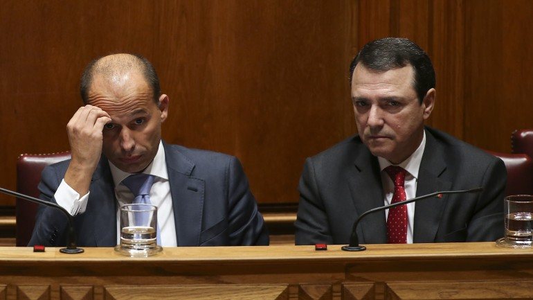 O secretário de Estado Agostinho Branquinho, à direita na foto, foi o reponsável pela criação da Comissão para a Deficiência