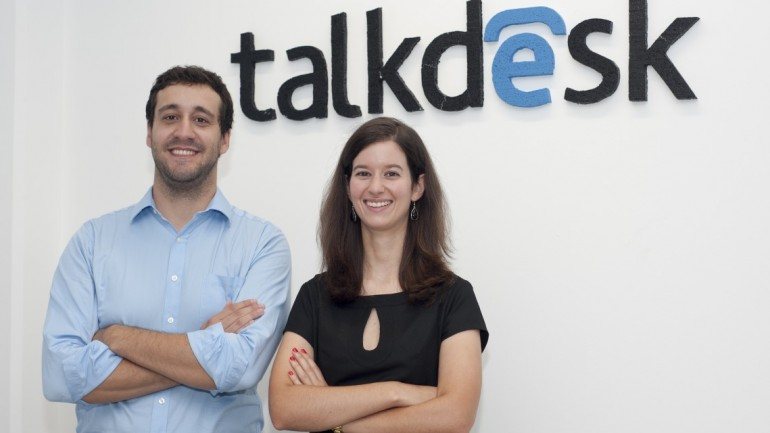 Tiago Paiva e Cristina Fonseca são os fundadores da Talkdesk
