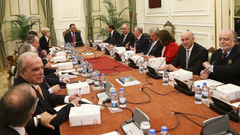 Reunião do Conselho de Estado no Palácio de belém