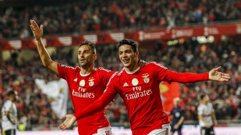 Foi o segundo jogo seguido de Raúl Jiménez a marcar pelo Benfica. Foi o quinto golo do avançado mexicano esta época