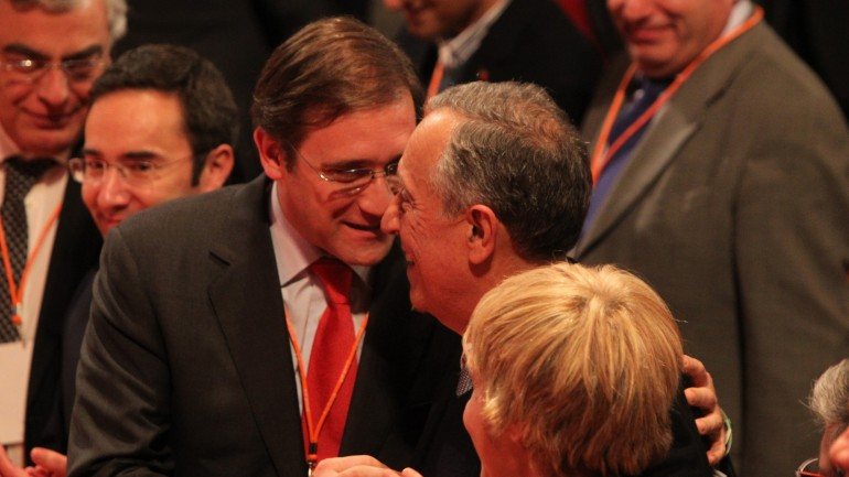 Passos Coelho com Marcelo Rebelo de Sousa no XXXV Congresso Nacional do PSD
