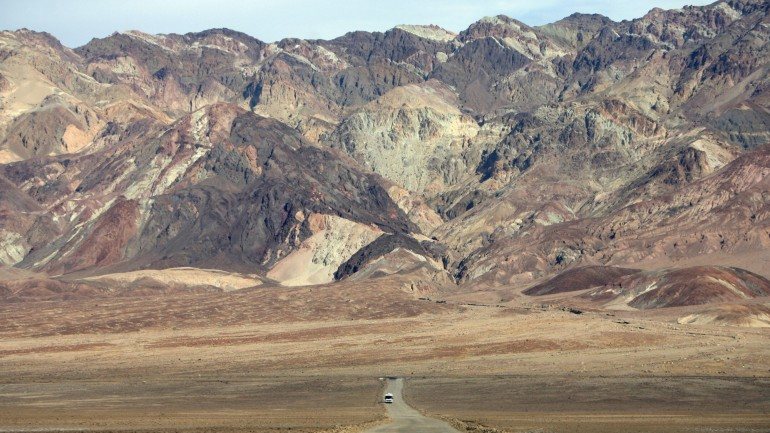 O Vale da Morte ou &quot;Death Valley&quot; era uma das zonas já protegidas no deserto da Califórnia