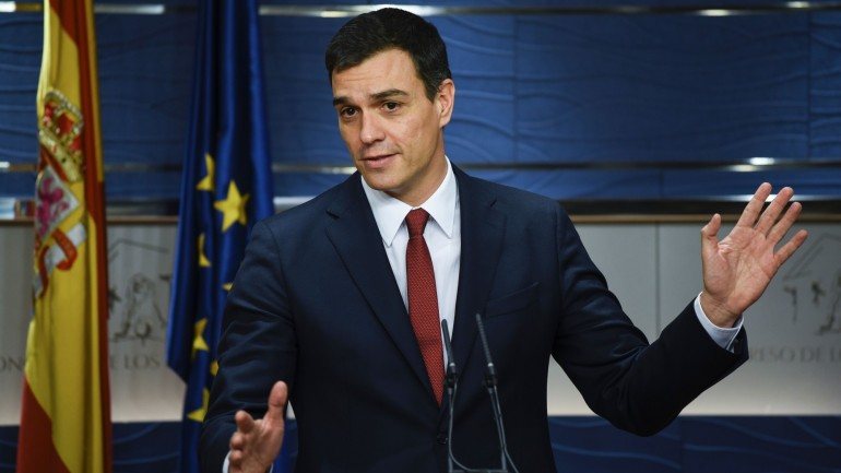 Pedro Sanchéz vai debater o seu programa de governo no Congresso espanhol a 2 de março
